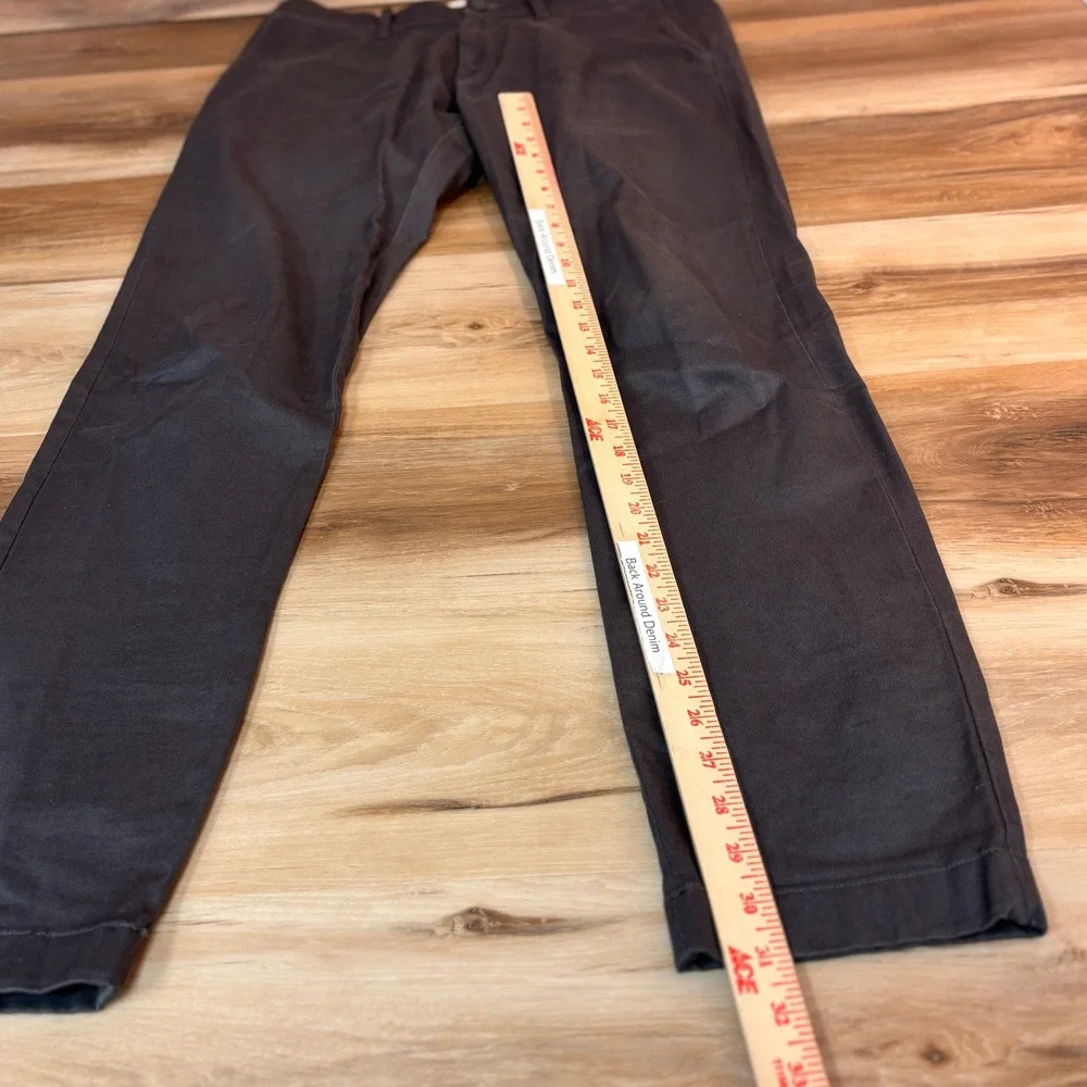 J Crew‎ 484 Slim Stretch Chinos Pants Men W31 L32 Gray Cotton Blend